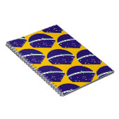 Carnet Motif du drapeau brésilien (Côté Droit)