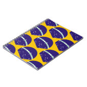 Carnet Motif du drapeau brésilien (Côté gauche)