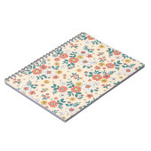 Carnet Motif du jardin de fleurs de corail (Côté gauche)