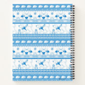 Carnet Motif du laboratoire de conte de chien - bleu - (Dos)