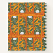 Carnet Motif du panneau botanique du coucher de soleil - (Dos)