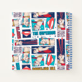 Carnet Motif du panneau de dessin Krypto (Dos)