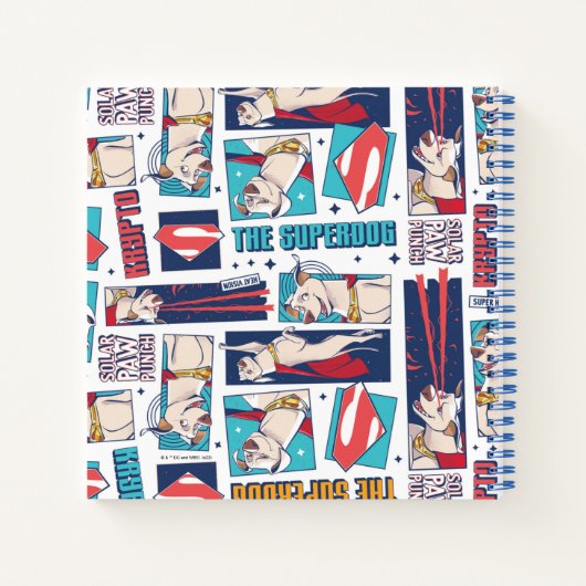 Carnet Motif du panneau de dessin Krypto (Dos)