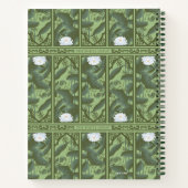 Carnet Motif du panneau Lotus Botanique - Le Lotus Blanc (Dos)