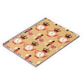 Carnet motif du thé anglais transparent (Côté gauche)