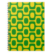 Carnet Motif du trottoir d'Ipanema, Motif de plage, Brési (Devant)