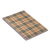 Carnet Motif écossais de Tartan (Côté Droit)