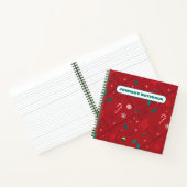 Carnet Motif Elf Candy Checker (Intérieur)