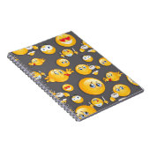 Carnet Motif Emoji 2 (Côté Droit)