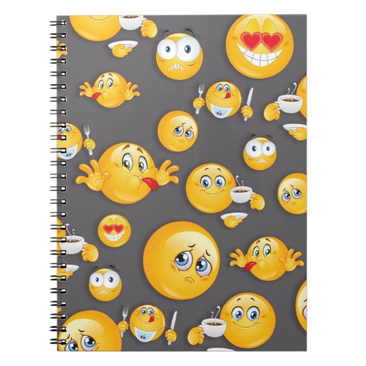Carnet Motif Emoji 2 (Devant)