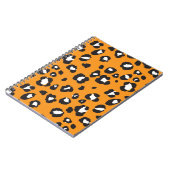 Carnet Motif Empreinte de léopard classique (Côté gauche)