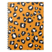 Carnet Motif Empreinte de léopard classique (Devant)