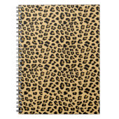 Carnet Motif Empreinte de léopard mignon (Devant)