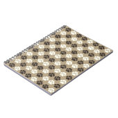 Carnet Motif Empreinte de Patte Terreux de Sable (Côté gauche)