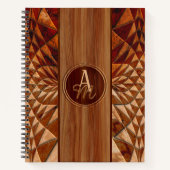 Carnet Motif en bois (Devant)