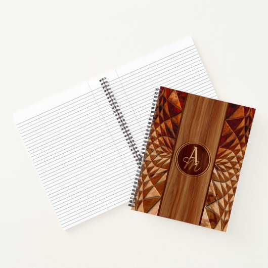 Carnet Motif en bois (Intérieur)
