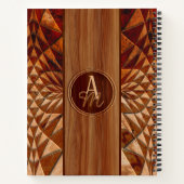 Carnet Motif en bois (Dos)