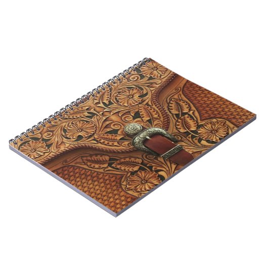 Carnet motif en cuir à outils (Côté gauche)