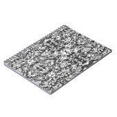 Carnet Motif En Formes Noires Et Blanches (Côté gauche)