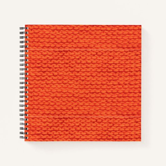 Carnet Motif en laine (Devant)