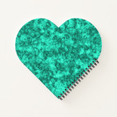 Carnet Motif en marbre clair turquoise (Dos)