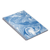 Carnet Motif en marbre coloré. (Côté Droit)