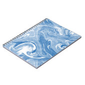 Carnet Motif en marbre coloré. (Côté gauche)