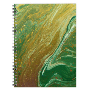 Carnet Motif en marbre liquide