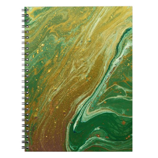 Carnet Motif en marbre liquide (Devant)