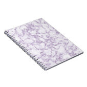 Carnet Motif en marbre violet (Côté Droit)