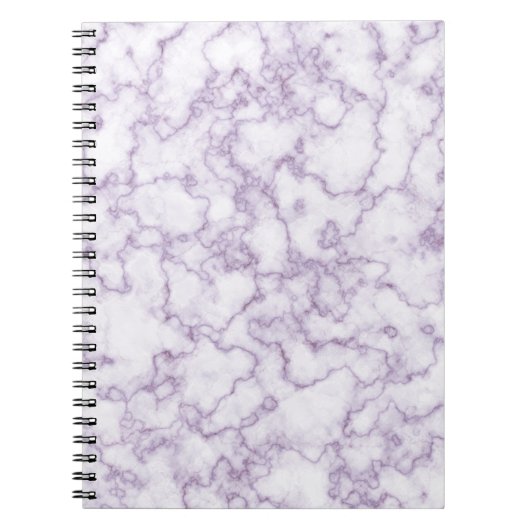 Carnet Motif en marbre violet (Devant)