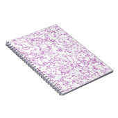 Carnet Motif en marbre violet (Côté Droit)