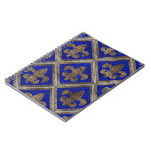 Carnet motif en mosaïque de fleur de lis (Côté gauche)
