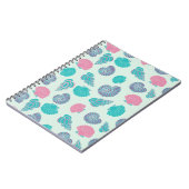 Carnet Motif en pastel 1 de coquillage (Côté gauche)