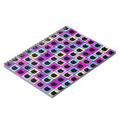 Carnet Motif en pastel de chat d'arc-en-ciel (Côté gauche)