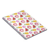 Carnet Motif en pastel de flotteur de piscine d'aquarelle (Côté Droit)