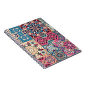 Carnet Motif en patchwork floral sans couture. Vérificate (Côté Droit)