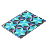 Carnet Motif en patchwork sans couture avec étoiles. âge (Côté gauche)