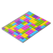 Carnet Motif en plastique de blocs de construction (Côté gauche)