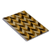 Carnet Motif en squelette doré et brun (Côté Droit)