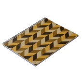 Carnet Motif en squelette doré et brun (Côté gauche)