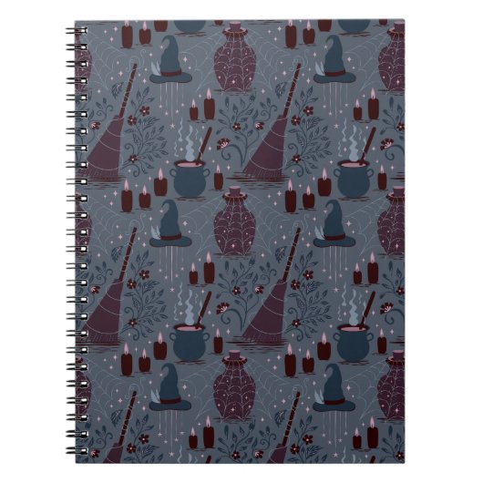 Carnet Motif ensorcelant d'Halloween au clair de lune (Devant)