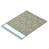 Carnet Motif entrecroisé (Côté gauche)
