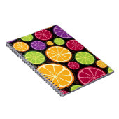 Carnet Motif et arrière - plan oranges (Côté Droit)