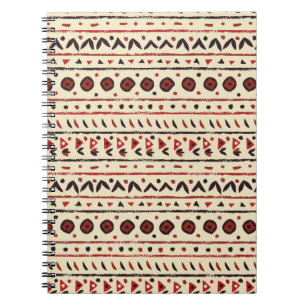 Carnet Motif ethnique Abstrait sans faille