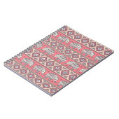 Carnet Motif ethnique rose d'éléphant (Côté gauche)