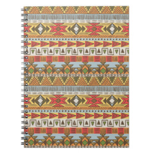 Carnet Motif ethnique sans charme dans des couleurs vives