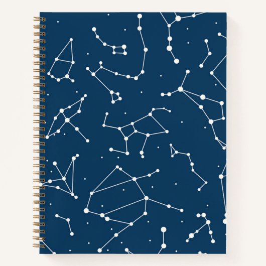 Carnet Motif étoile Constellation (Devant)