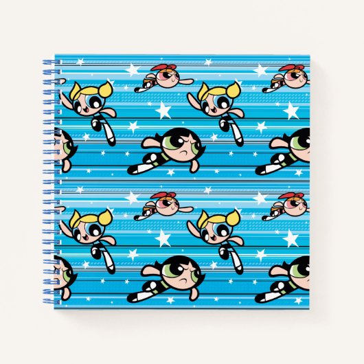 Carnet Motif étoilé Powerpuff Girls (Devant)