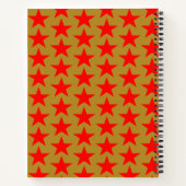 Carnet Motif étoile rouge (Dos)